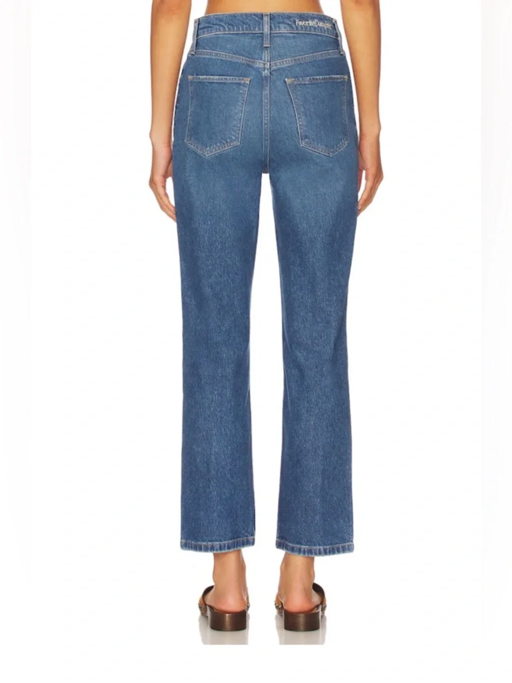 Favorite Daughter THE VALENTINA SUPER HIGH RISE STRAIGHT in Essex size 26 - Picture 3 of 13